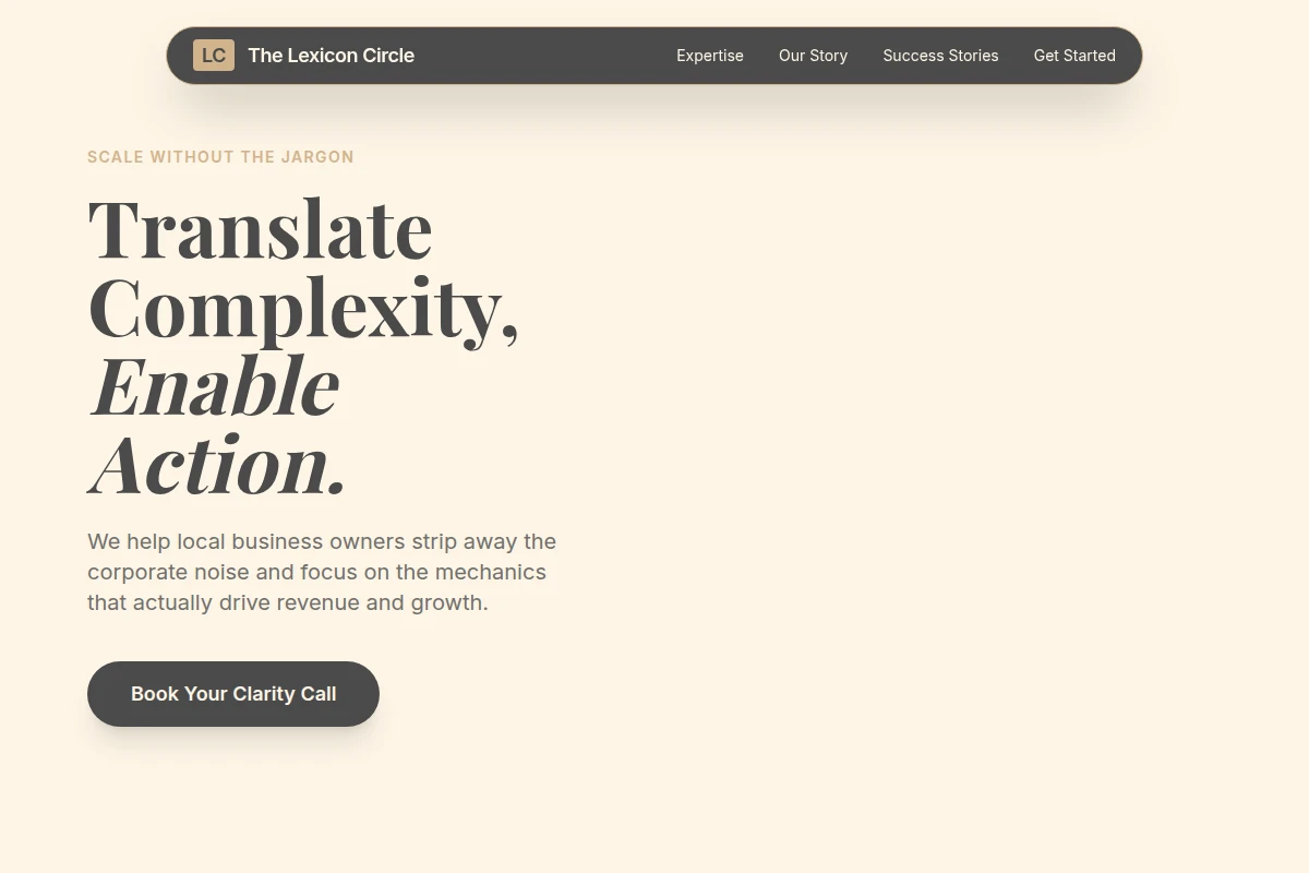 Vernacular Business Coach